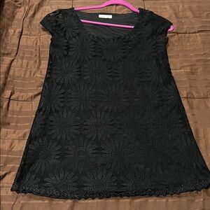 Socialite Black Floral Mini Dress